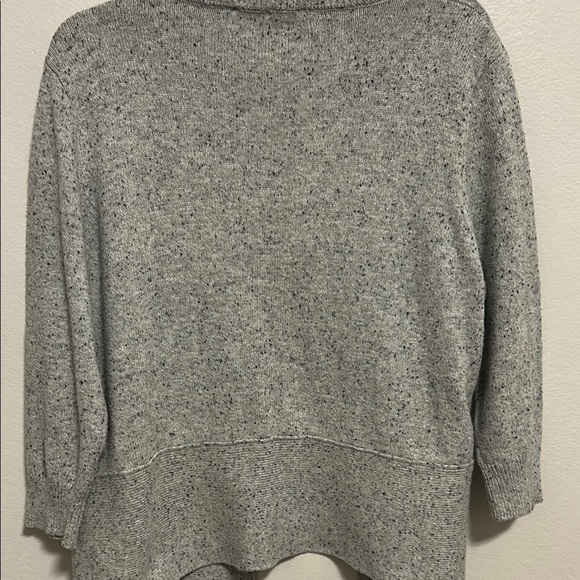 Ivanka Trump Gray Shawl Collar Cardigan - Picture 5 of 8